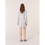 Robe plissée imprimée