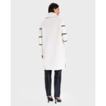 Manteau Macaria Ecru en Polyuréthane