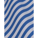 Chemise semi-ajustée rayée bleue