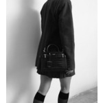 Petit sac à main Emilie en cuir effet croco