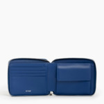 Porte monnaie zip en L Emile en cuir monogramme