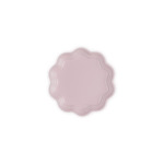 Assiette fleur 18cm en céramique chiffon pink
