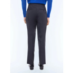 Pantalon droit en laine certifiée