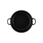 Cocotte ronde 26cm en fonte émaillée noire