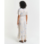 Floral Print Frilly Short Sleeve Wr