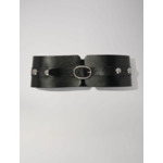 Ceinture corset en cuir