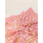 Foulard 65 x 65 imprimé fleurs