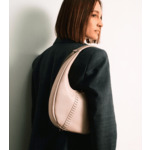 Sac hobo moyen modèle Juliette en cuir lisse lacé