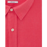 Chemise Anatole en lin rose intense