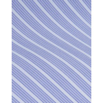 Chemise semi-ajustée rayée bleue