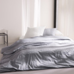 Kenzo - Drap housse en satin blanc, K Hanadot