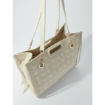 Cabas en toile imprimée clover