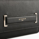 Petit portefeuille zippé Judith en cuir grainé