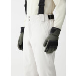 Gants de ski avec empiècements en cuir