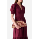 Pochette En Raphia En Soie