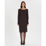 Robe Maille Rendy Chocolat en Polyamide