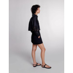 Short jupe en crêpe