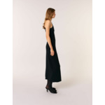 Robe longue en maille asymétrique