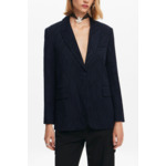 Blazer brodé de fleurs