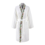 Yves Delorme - Peignoir de bain en coton modal 450 g/m², Jardins