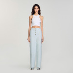 Débardeur perlé et strassé