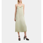 Robe Nuisette Longue Vert Clair Femme