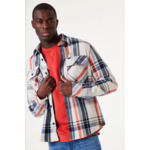 Men Overshirts Brown