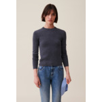 Pull laine col chemise amovible