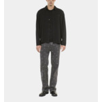 T-Shirt Manches Longues Style Chemise Noir Homme