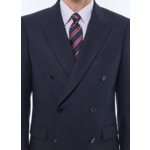 Veste de costume croisée en laine