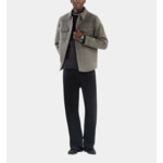 Blouson Style Surchemise Pied De Poule Marron Et Écru Homme