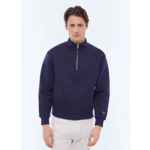 Pull col camionneur en jersey de coton