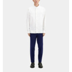 Chemise Oxford Blanche Avec Broderie Homme