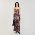 Robe longue à imprimé bandana