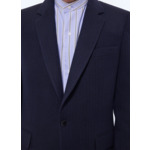 Blazer à chevrons en laine et cachemire