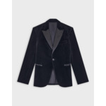 Veste de smoking Gislain en velours marine