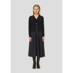 Gilet Germain-Nuit en Laine Mercerisée