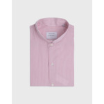 Chemise semi-ajustée rayée rouge