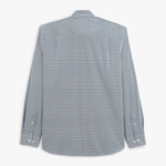 Chemise imprimé bleu foncé