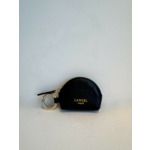 Lettrine De Lancel - Porte-Monnaie Demi Lune - Noir