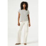 Women Jeans Celia wide Wide fit White