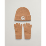 G Badge Beanie & Gloves Gift Set