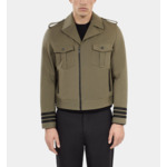 Blouson Style Officier Kaki Homme