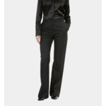 Pantalon Tailleur Large Noir Femme