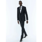 Chemise ajustée à plastron en coton