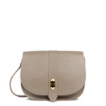 Sac besace A rabat avec fermoir Top Double