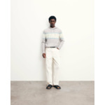 Pull Hoodie à Bandes