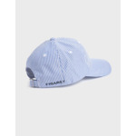 Casquette en seersucker rayée bleu