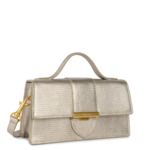 Sac baguette A rabat avec fermoir M Exo Ily