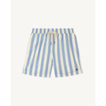 Maillot de bain rayé écru & bleu clair